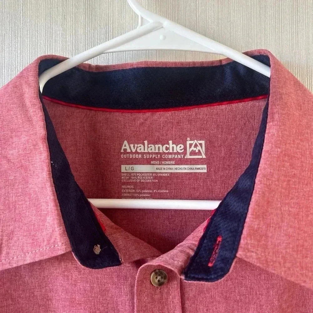 Avalanche Button down Mens - Picture 2 of 4